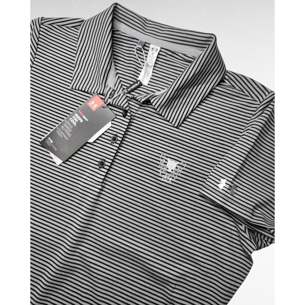 NWT Under Armour Women's UA Golf HeatGear Polo 1878 Embroidery Size M